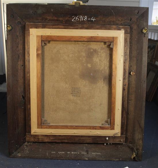 Late 19th century English School Portrait of Cardinal Newman 30 x 25in.